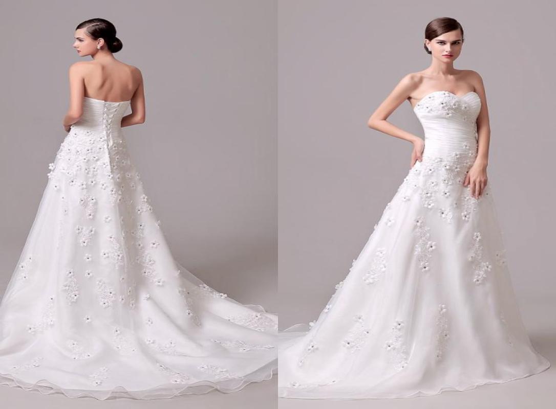 Elegant Hand Made Flower Wedding Dress With Crystal A Line Sweep Train Back Corset organza Vestidos de Novia Cheap Real Picture Br9695738, Ivory
Elegant Hand Made Flower Wedding Dress With Crystal A Line Sweep Train Back Corset organza Vestidos de Novia Cheap Real Picture Br9695738, Ivory