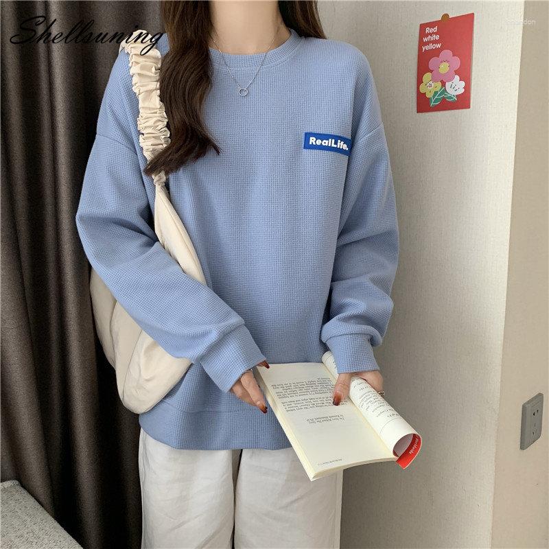 Women's Hoodies Shellsuning Autumn Thin Solid Long Sleeve Sweatshirt Women Korean Minimalist O-neck Female Loose Leisure All-match Tops, Black
Women's Hoodies Shellsuning Autumn Thin Solid Long Sleeve Sweatshirt Women Korean Minimalist O-neck Female Loose Leisure All-match Tops, Black