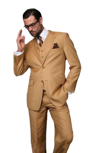 Fashionable Khaki Two Buttons Wedding Men Suits Notched Lapel Decent Groom Tuxedos Three Pieces (Jacket+Pant+Vest) Groom Wear
Fashionable Khaki Two Buttons Wedding Men Suits Notched Lapel Decent Groom Tuxedos Three Pieces (Jacket+Pant+Vest) Groom Wear