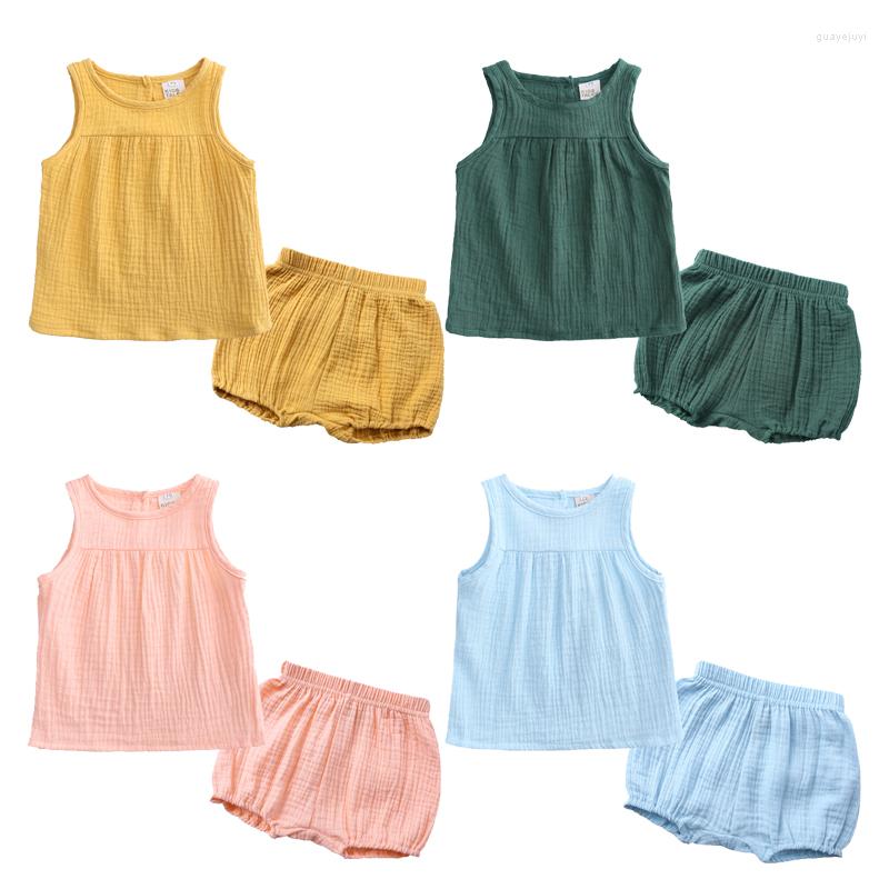 Clothing Sets Baby Summer Clothes Linen Cotton Breathable Fabric Toddler Girls Boys Vest And Short Pants Kids Suits, White
Clothing Sets Baby Summer Clothes Linen Cotton Breathable Fabric Toddler Girls Boys Vest And Short Pants Kids Suits, White