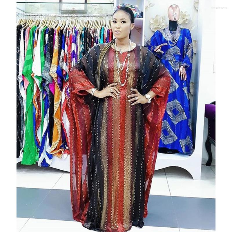 Ethnic Clothing 2023 Fashion Dubai Kaftan Dress Women Shining Stripe Loose Bat Sleeve Muslim Party African Abaya Robe Designs Sexy Dresses
Ethnic Clothing 2023 Fashion Dubai Kaftan Dress Women Shining Stripe Loose Bat Sleeve Muslim Party African Abaya Robe Designs Sexy Dresses