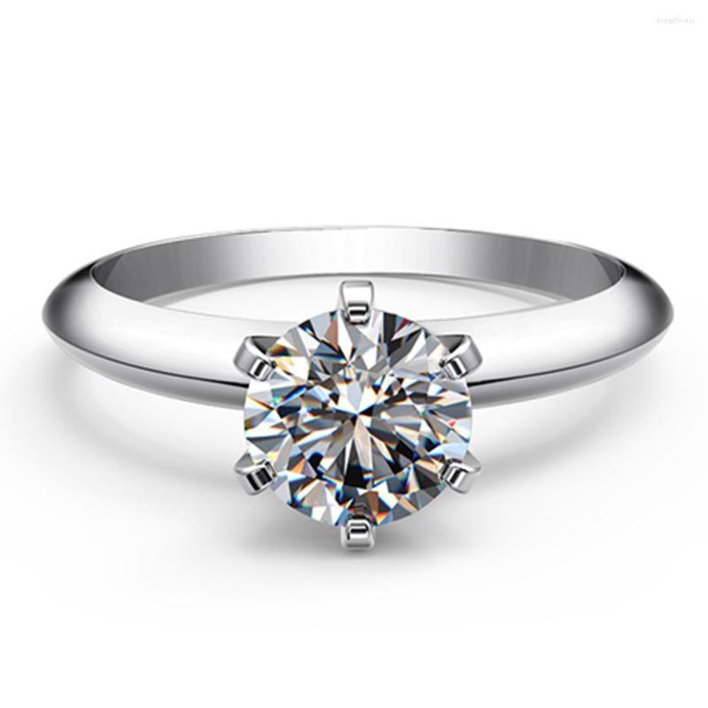 Cluster Rings Splendid 0.6-3Ct D VVS1 Moissanite Marriage Diamond Ring Solid 14K White Gold AU585 Fine Jewelry Female
Cluster Rings Splendid 0.6-3Ct D VVS1 Moissanite Marriage Diamond Ring Solid 14K White Gold AU585 Fine Jewelry Female