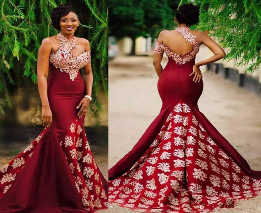 Aso Ebi Style Dark Red Sexy Mermaid Evening Pageant Dresses Modest Lace High Neck Backless Sweep Train Trumpet Africa Prom Party G8369802, Purple
Aso Ebi Style Dark Red Sexy Mermaid Evening Pageant Dresses Modest Lace High Neck Backless Sweep Train Trumpet Africa Prom Party G8369802, Purple