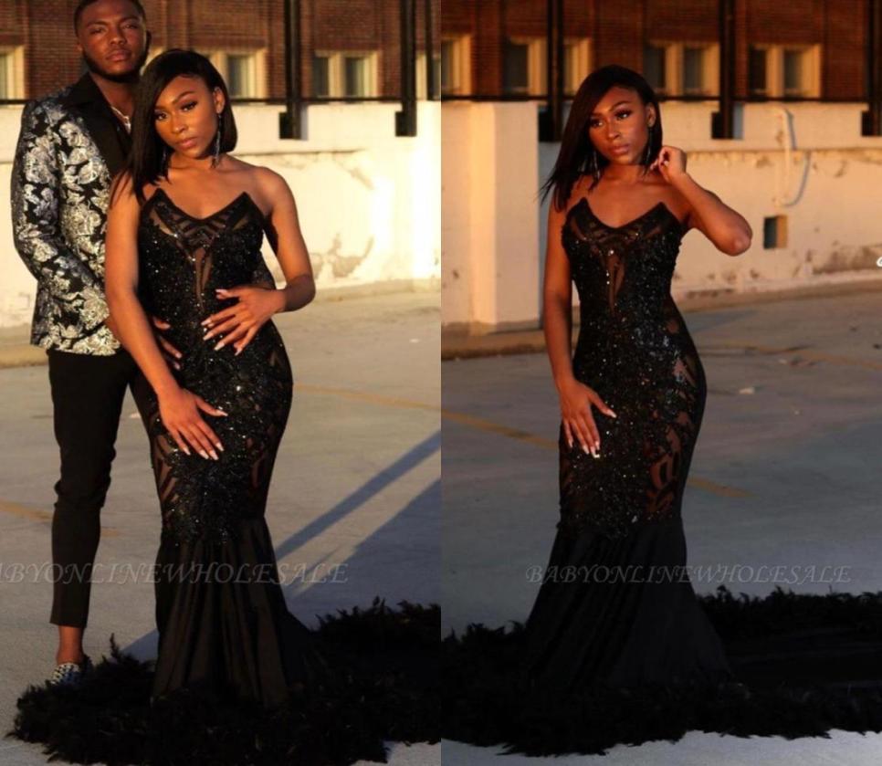 Black Sexy Mermaid Prom Dress Sweetheart Sequined Feather Long Evening Gowns Black Girls Junior Graduation Party Wears BC60521013566, Blue
Black Sexy Mermaid Prom Dress Sweetheart Sequined Feather Long Evening Gowns Black Girls Junior Graduation Party Wears BC60521013566, Blue