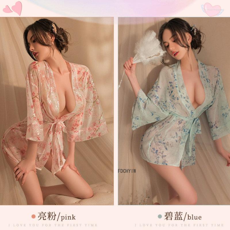 Ethnic Clothing Japanese Kimono Dress Women Fashion Sexy Robe Pajamas Traditional Exotic Costume Floral Bathrobe Belt Set Homewear Sleepwear
Ethnic Clothing Japanese Kimono Dress Women Fashion Sexy Robe Pajamas Traditional Exotic Costume Floral Bathrobe Belt Set Homewear Sleepwear