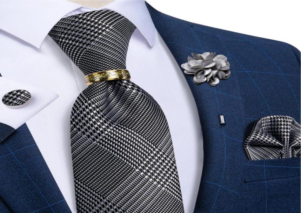 Bow Ties Houndstooth Black Silver Plaid Mens Wedding Accessories Silk Necktie Handkerchief Cufflink Set Tie Ring Brooch Gift For M8862538
Bow Ties Houndstooth Black Silver Plaid Mens Wedding Accessories Silk Necktie Handkerchief Cufflink Set Tie Ring Brooch Gift For M8862538