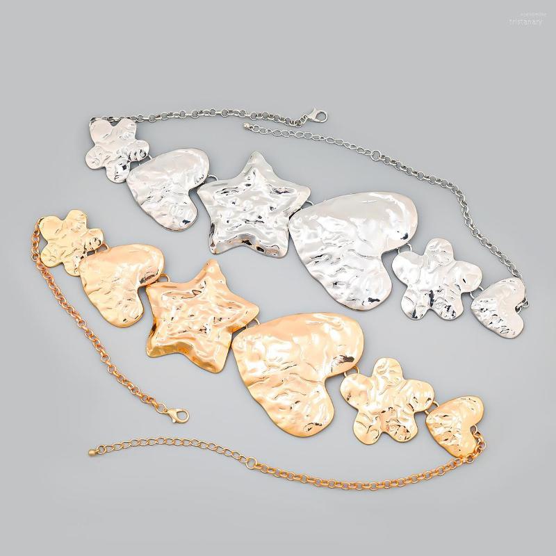 Pendant Necklaces Fashion Metal Hip-hop Necklace Flower Star Heart Women's Vintage Sweater Chain Jewelry Accessories Digadagu
Pendant Necklaces Fashion Metal Hip-hop Necklace Flower Star Heart Women's Vintage Sweater Chain Jewelry Accessories Digadagu
