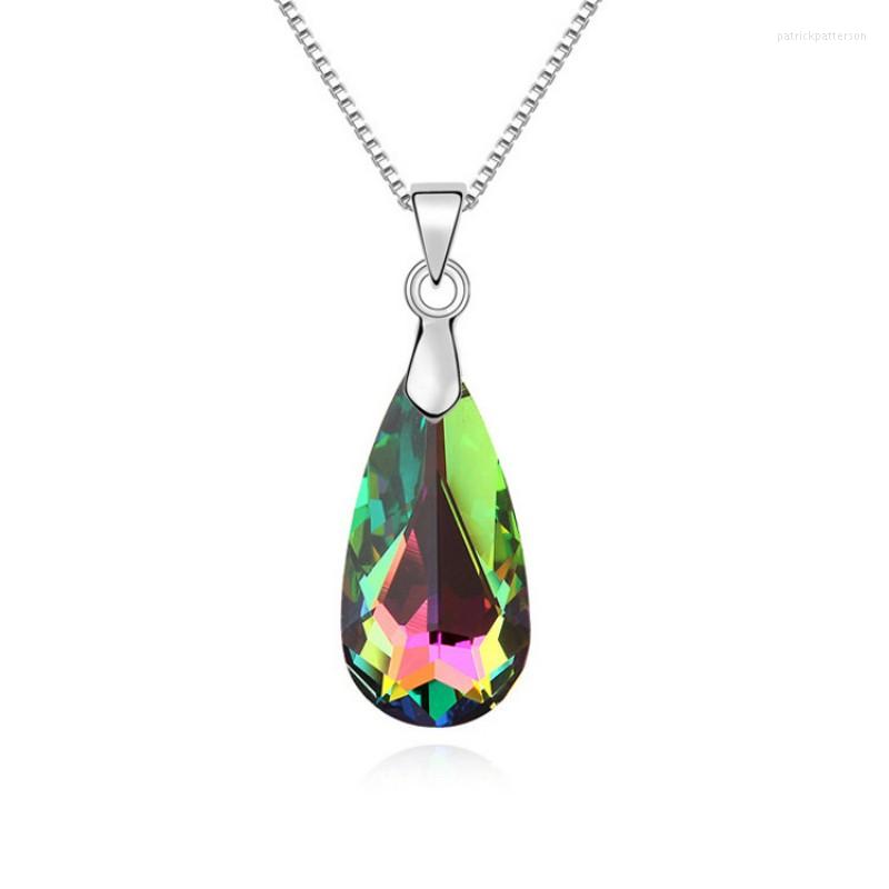 Pendant Necklaces NL-00483 Gorgeous Crystal Teardrop Necklace For Women Luxury Non Fading Silver Plated Accessories Birthday Gift Wife
Pendant Necklaces NL-00483 Gorgeous Crystal Teardrop Necklace For Women Luxury Non Fading Silver Plated Accessories Birthday Gift Wife