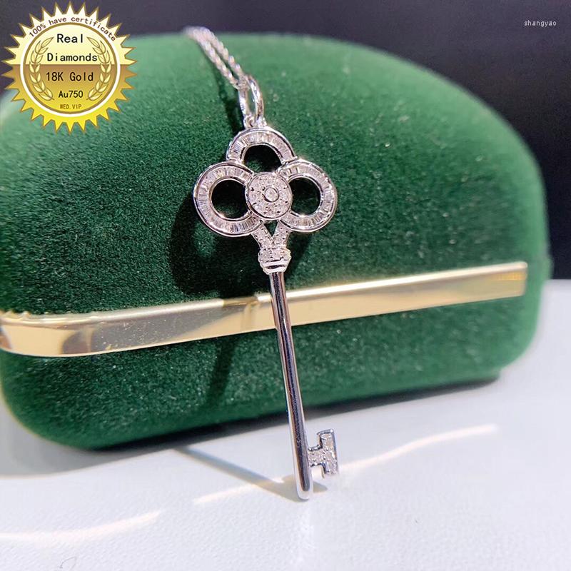 Chains 18K White Gold Natural Diamond Necklace All Use 0.4ct And Have Certificate
Chains 18K White Gold Natural Diamond Necklace All Use 0.4ct And Have Certificate
