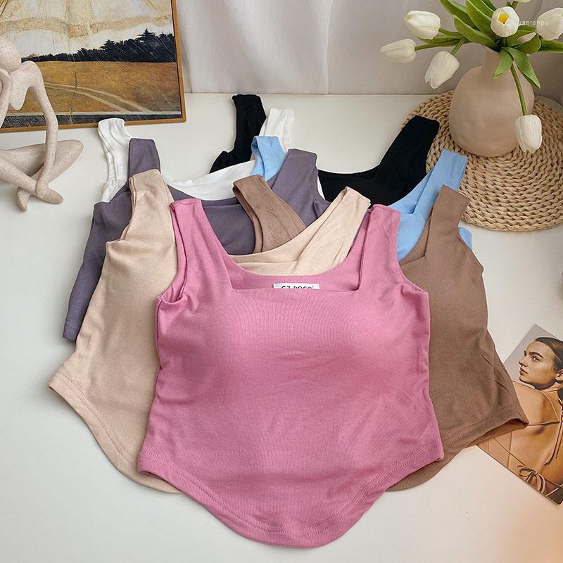Women's Tanks Irregular Sleeveless Camis For Women Korean Fashion Square Collar Solid Colours Femme Corset Crop Tank Tops Chic Camisoles, Khaki
Women's Tanks Irregular Sleeveless Camis For Women Korean Fashion Square Collar Solid Colours Femme Corset Crop Tank Tops Chic Camisoles, Khaki