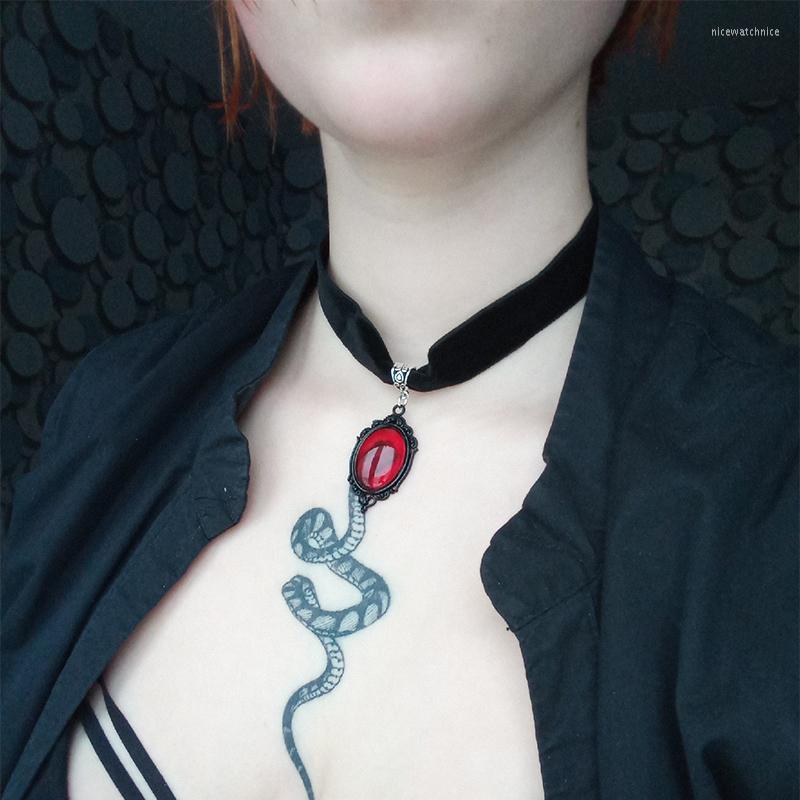 Pendant Necklaces Gothic Vampire Embossed Charm Necklace For Men Women Red Crystal Fashion Witch Jewelry Gift Mystery Choker 2023
Pendant Necklaces Gothic Vampire Embossed Charm Necklace For Men Women Red Crystal Fashion Witch Jewelry Gift Mystery Choker 2023