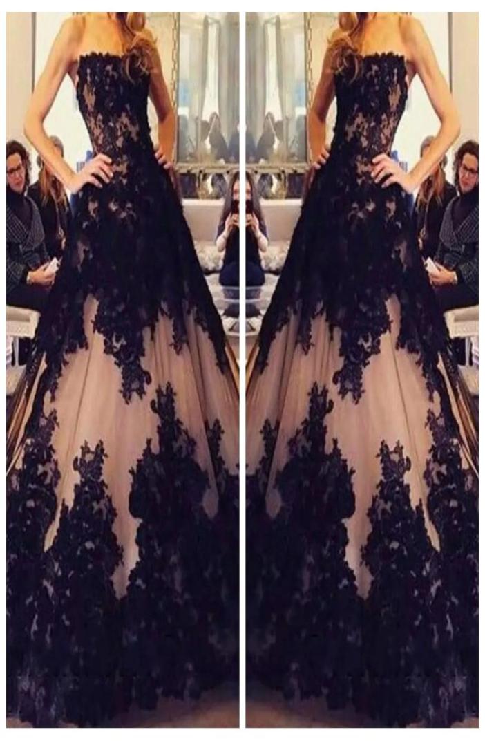 2019 Strapless Black Lace Appliques ALine Prom Dresses Modest Lace Up Back Long Vestidos De Soiree Customized Evening Party Gowns4782804, Lilac
2019 Strapless Black Lace Appliques ALine Prom Dresses Modest Lace Up Back Long Vestidos De Soiree Customized Evening Party Gowns4782804, Lilac