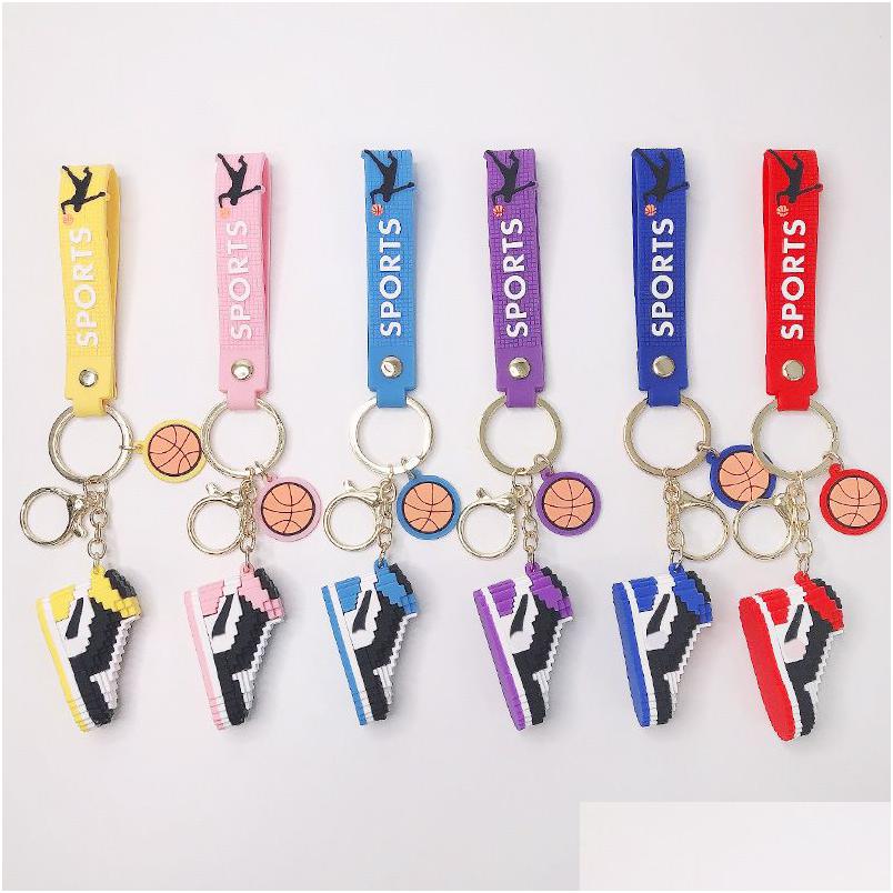 Keychains Lanyards Fashion Stereo Sneakers Keychain Creative 3D Mini Basketball Shoes Key Chain Men Women Kids Ring Bag Pendant Bi Dhsi8
Keychains Lanyards Fashion Stereo Sneakers Keychain Creative 3D Mini Basketball Shoes Key Chain Men Women Kids Ring Bag Pendant Bi Dhsi8