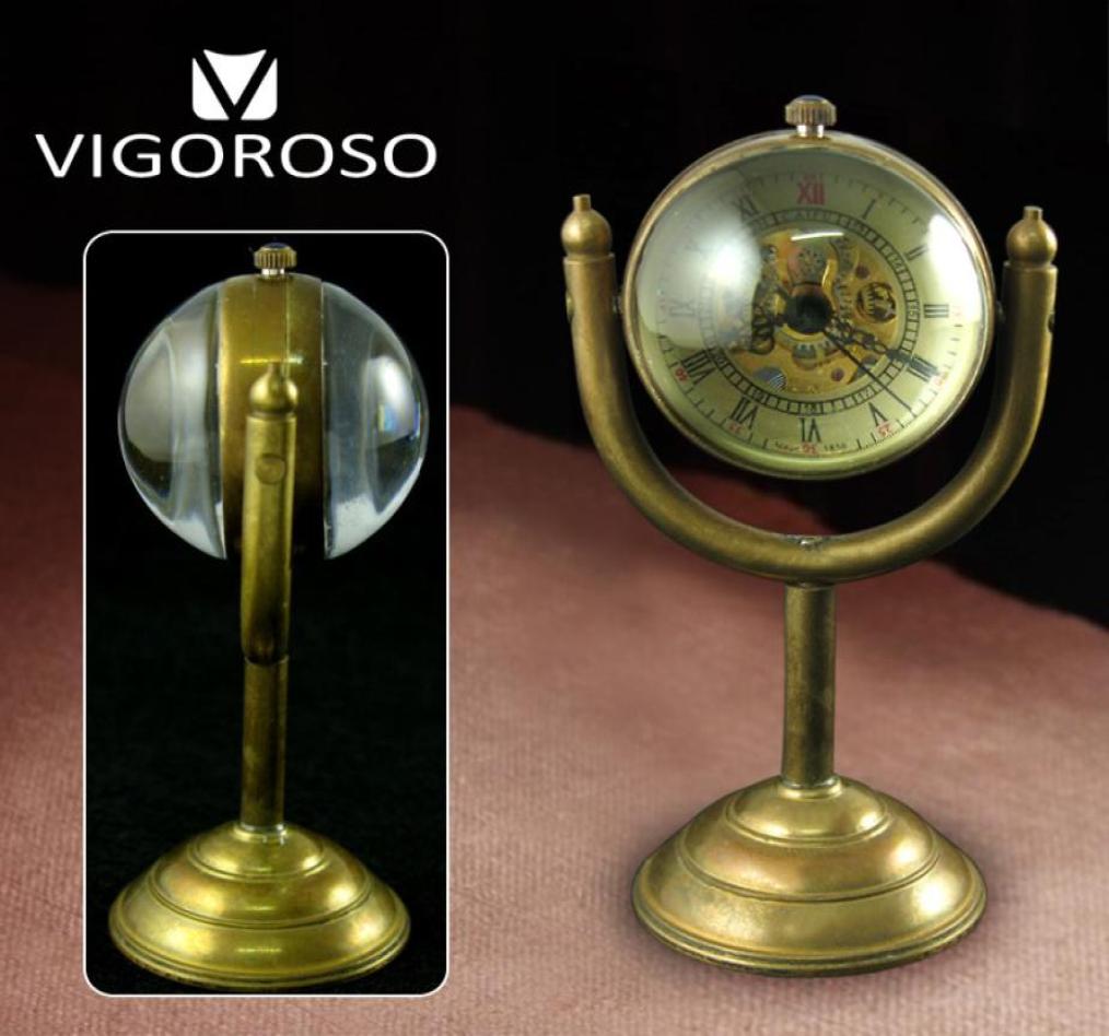 High Quality Genuine Pure Copper Hand Winding Mechanical Stand Desk Watch Ball Glass Clock Men Women Antique Rarity Luxury Gifts T7841856, Black
High Quality Genuine Pure Copper Hand Winding Mechanical Stand Desk Watch Ball Glass Clock Men Women Antique Rarity Luxury Gifts T7841856, Black