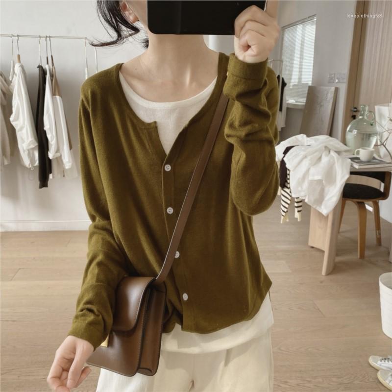 Women's Sweaters Johnature Women Vintage Patchwork Pullover O-Neck Long Sleeve Fake Two Pieces Button 2023 Spring Knitted, Black
Women's Sweaters Johnature Women Vintage Patchwork Pullover O-Neck Long Sleeve Fake Two Pieces Button 2023 Spring Knitted, Black