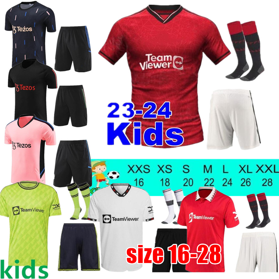 2023 MANCHESTERS soccer jerseys kids Tracksuit Antony Martinez kids football kit SANCHO Casemiro 22 23 24 new Training wear shirt MANS UTDs MARTIAL B. FERNANDES TOP, 23 24 home
2023 MANCHESTERS soccer jerseys kids Tracksuit Antony Martinez kids football kit SANCHO Casemiro 22 23 24 new Training wear shirt MANS UTDs MARTIAL B. FERNANDES TOP, 23 24 home