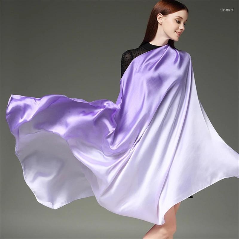 Scarves RUNMEIFA 2023 Summer Gradient Silk Scarf For Women/Ladies Fashion Long Shawls And Wraps Pashmina Foulard Soie 190 110CM
Scarves RUNMEIFA 2023 Summer Gradient Silk Scarf For Women/Ladies Fashion Long Shawls And Wraps Pashmina Foulard Soie 190 110CM