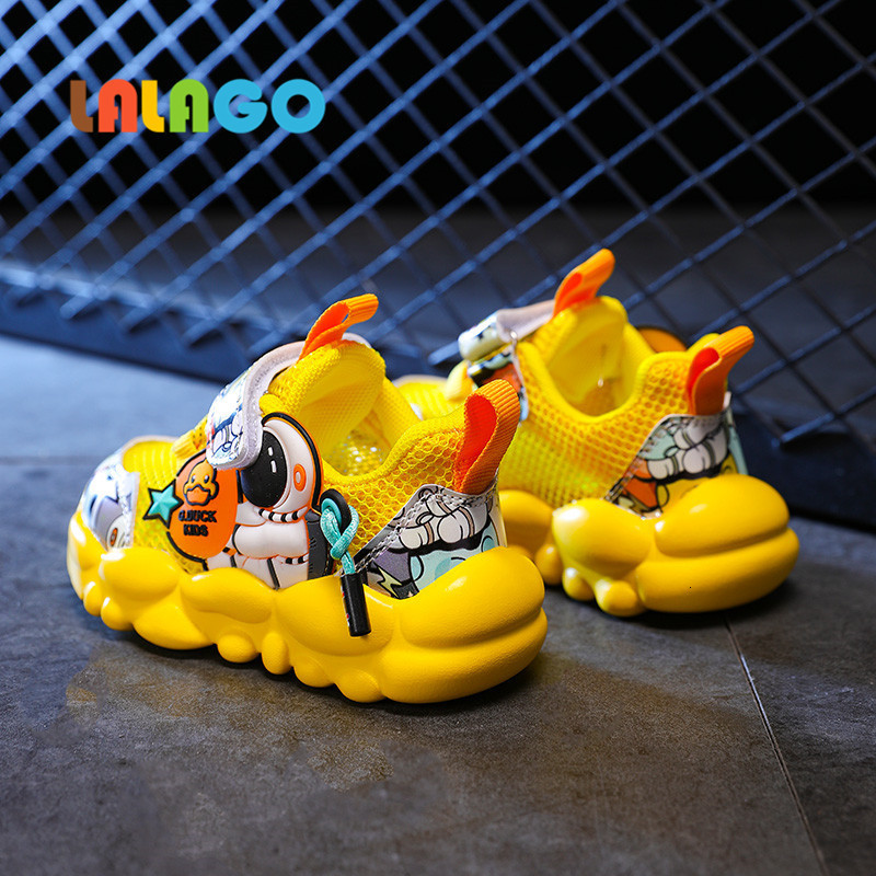 Sneakers Baby Toddler Shoes For Boys Girls Breathable Mesh Little Kids Casual Sneakers Non-slip Children Sport Shoes tenis Size 22-30 230627