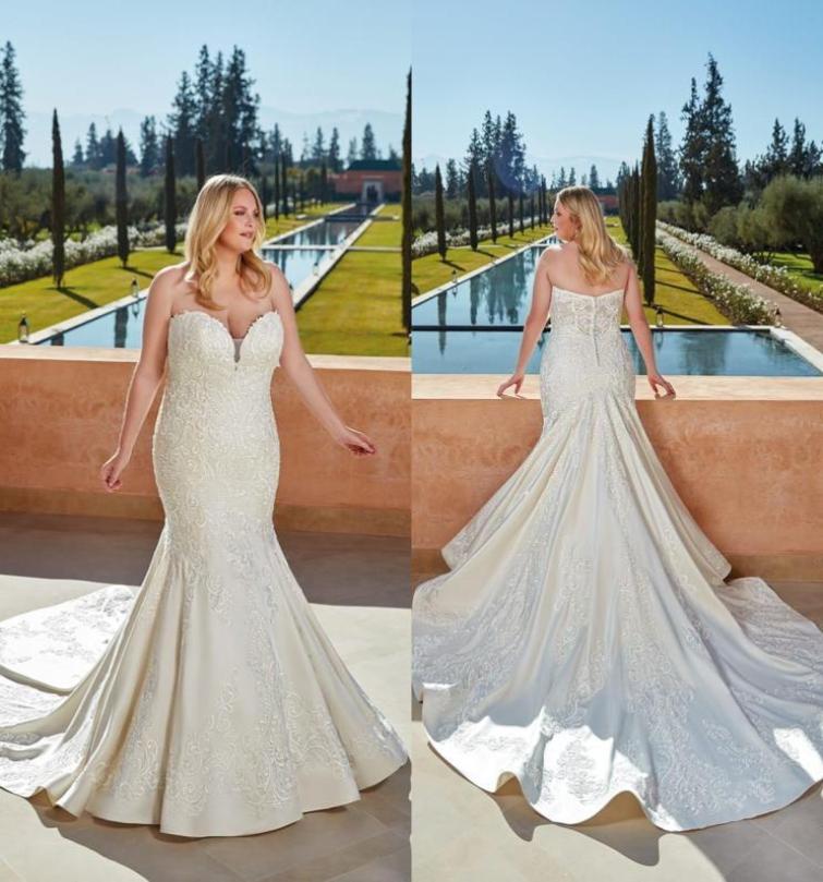 Eddy K Mermaid Wedding Dresses 2021 Appliqued Satin Sweetheart Beach Wedding Dress Sweep Train Customize Vestidos De Novia9447993, Brown
Eddy K Mermaid Wedding Dresses 2021 Appliqued Satin Sweetheart Beach Wedding Dress Sweep Train Customize Vestidos De Novia9447993, Brown