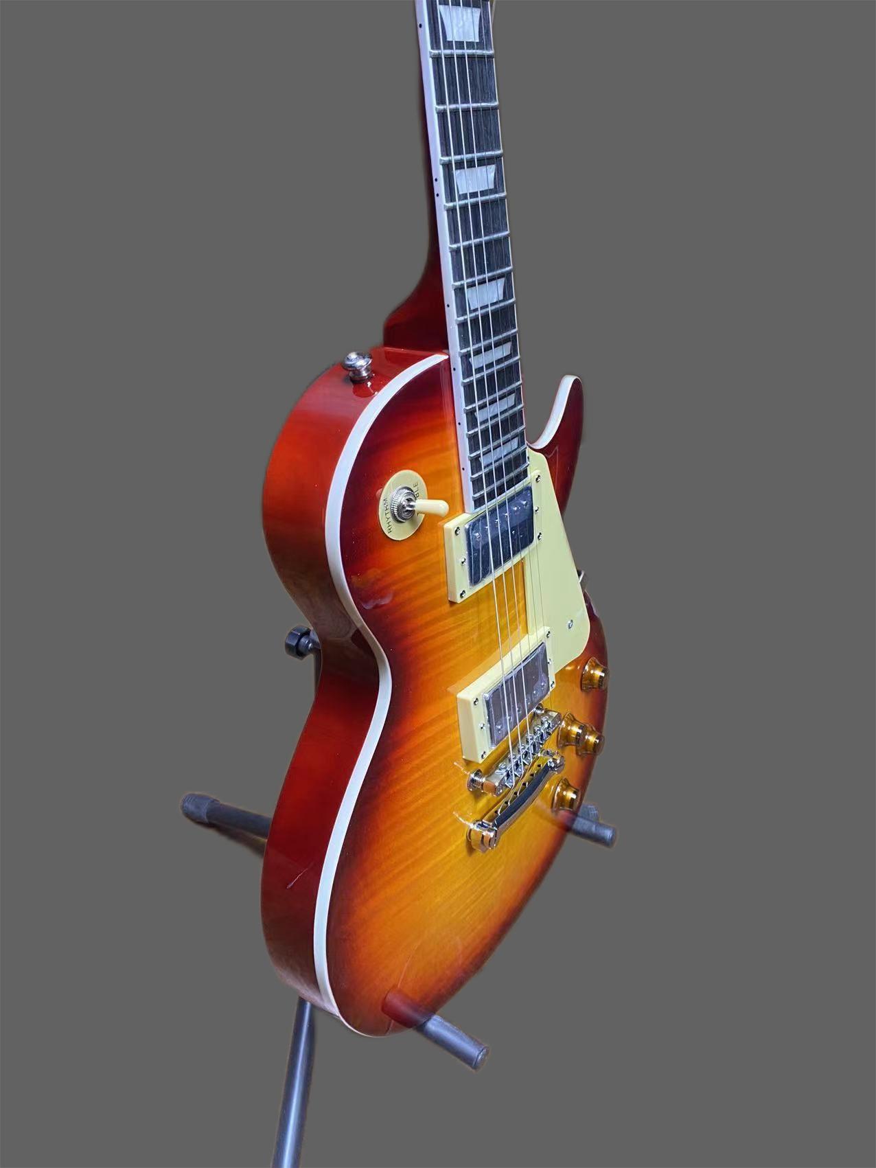 Custom Shop 1959 R9 Tiger Flame lp Guitar Standard LP 59 electric guitar is a hot seller
Custom Shop 1959 R9 Tiger Flame lp Guitar Standard LP 59 electric guitar is a hot seller