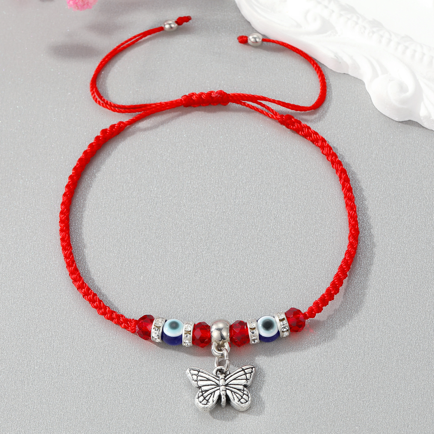 New Popular Red Rope Animal Charm Bracelet Adjustable Bangle Jewelry for Gift