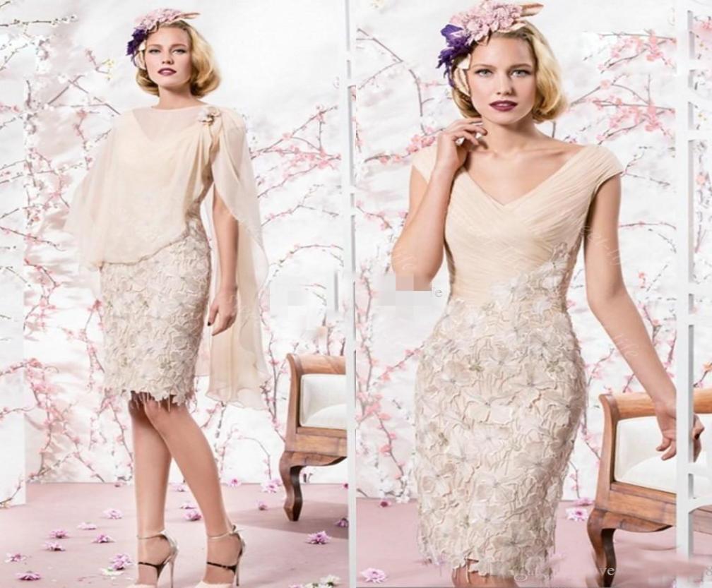 2017 Elegant Mother039s Dresses Beige VNeck Knee Length Applique Lace With Shawl Wedding Party Cocktail Formal Evening Gowns9182785
2017 Elegant Mother039s Dresses Beige VNeck Knee Length Applique Lace With Shawl Wedding Party Cocktail Formal Evening Gowns9182785