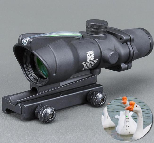 Trijicon Hunting Riflescope ACOG 4X32 Real Fiber Optics Red Green Illuminated Chevron Glass Etched Reticle Tactical Optical Sight2626880 
Trijicon Hunting Riflescope ACOG 4X32 Real Fiber Optics Red Green Illuminated Chevron Glass Etched Reticle Tactical Optical Sight2626880