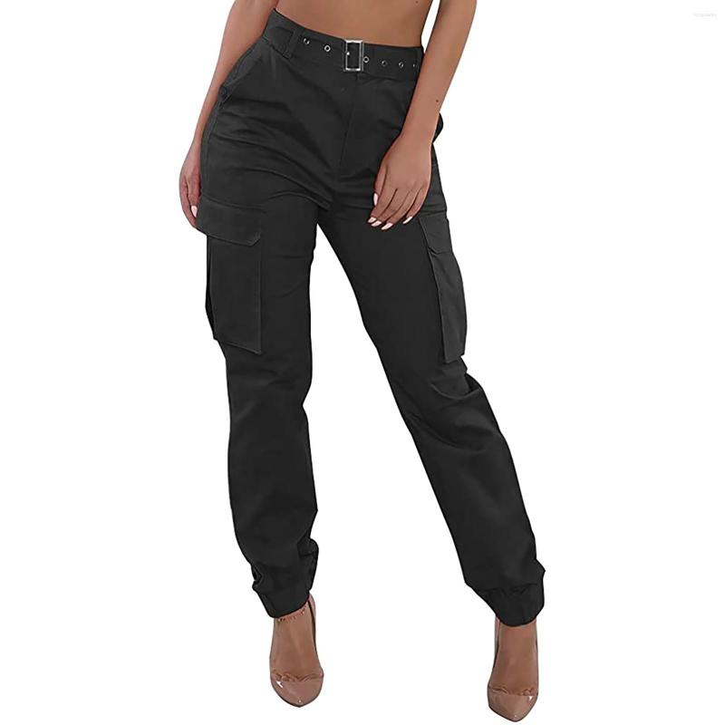 Women' Pants Solid Color Women Cargo Casual High Waist Jogger Outdoor Combat Twill Trousers Sweatpants, Black
Women' Pants Solid Color Women Cargo Casual High Waist Jogger Outdoor Combat Twill Trousers Sweatpants, Black
