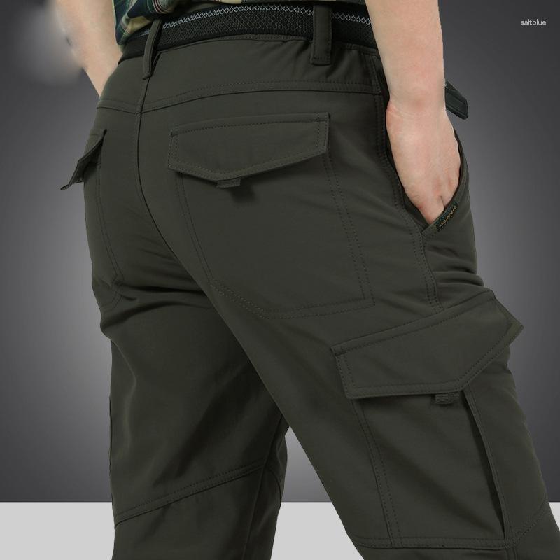 Men's Pants Men's Quick Dry Winter Outdoor Multi-Pocket Storm Fleece And Thick Straight Barrel Windproof, Gray spring autumn
Men's Pants Men's Quick Dry Winter Outdoor Multi-Pocket Storm Fleece And Thick Straight Barrel Windproof, Gray spring autumn