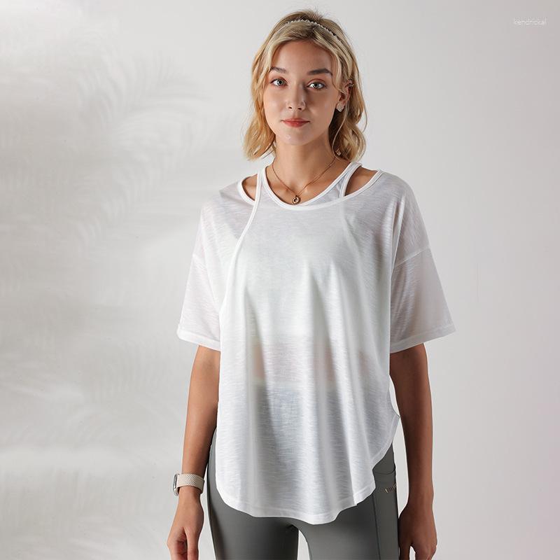 Active Shirts Thin Breathable Loose Off Shoulder Hollow Out Sports Tops Women Quick-Dry Yoga T-Shirt Running Training Fitness Gym T, Gray
Active Shirts Thin Breathable Loose Off Shoulder Hollow Out Sports Tops Women Quick-Dry Yoga T-Shirt Running Training Fitness Gym T, Gray