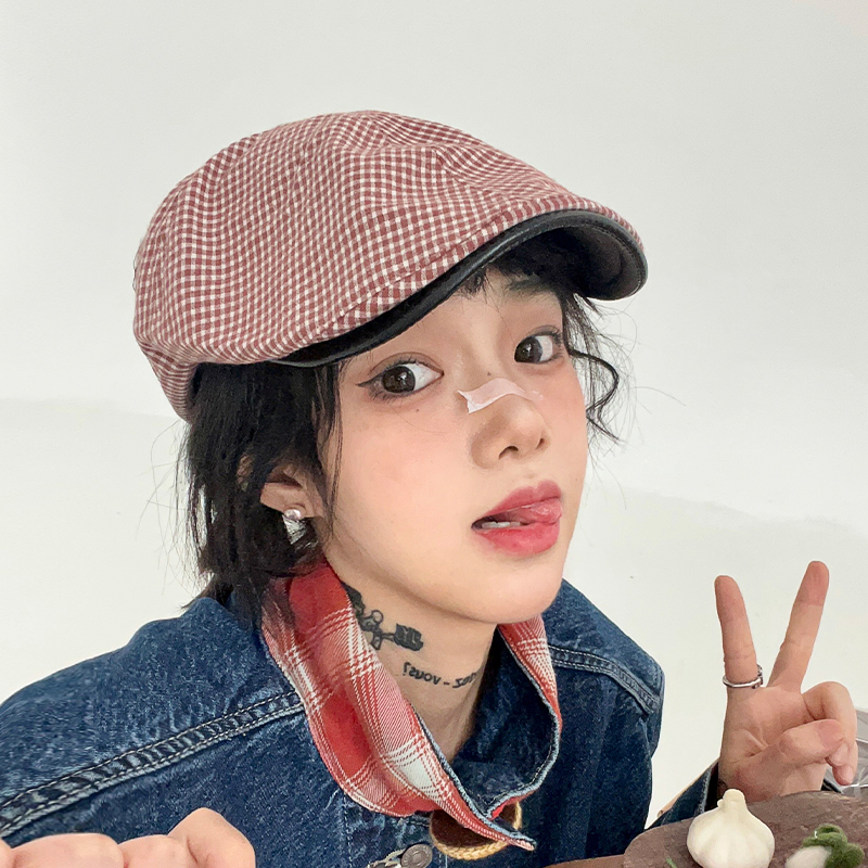 Cool Girl Anti-wear Forward Hat for Women Japanese Plaid Vintage Detective Caps Retro Newsboy Hats Men's Cap 2022 Berets
Cool Girl Anti-wear Forward Hat for Women Japanese Plaid Vintage Detective Caps Retro Newsboy Hats Men's Cap 2022 Berets