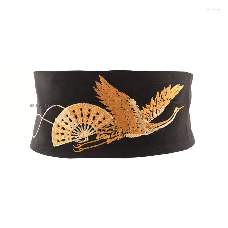 Belts Chinese Han Costume Fabric Waistbands For Women Tradtional Phoenix Embroidery Waist Belt Self-tie Slim Corset Dress Shirt, Black
Belts Chinese Han Costume Fabric Waistbands For Women Tradtional Phoenix Embroidery Waist Belt Self-tie Slim Corset Dress Shirt, Black