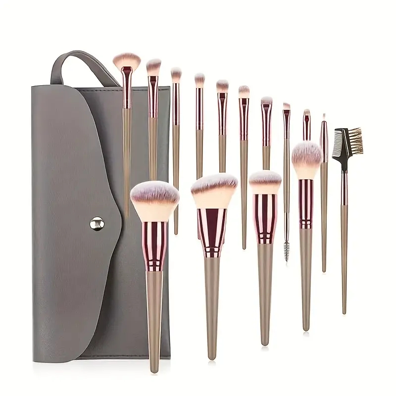 15pcs Professional Makeup Brushes Set Bag Foundation Eyelash Eyebrow Eyeshadow Cosmetic Make Up Tool Makeup Brush Tool Set
15pcs Professional Makeup Brushes Set Bag Foundation Eyelash Eyebrow Eyeshadow Cosmetic Make Up Tool Makeup Brush Tool Set