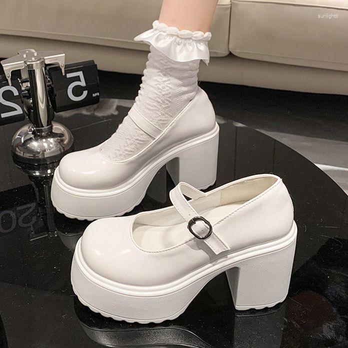 Dress Shoes White Mary Janes Platform Heels Japanese Style Lolita Women Patent Leather Vintage Soft Sister Girls School, Black
Dress Shoes White Mary Janes Platform Heels Japanese Style Lolita Women Patent Leather Vintage Soft Sister Girls School, Black