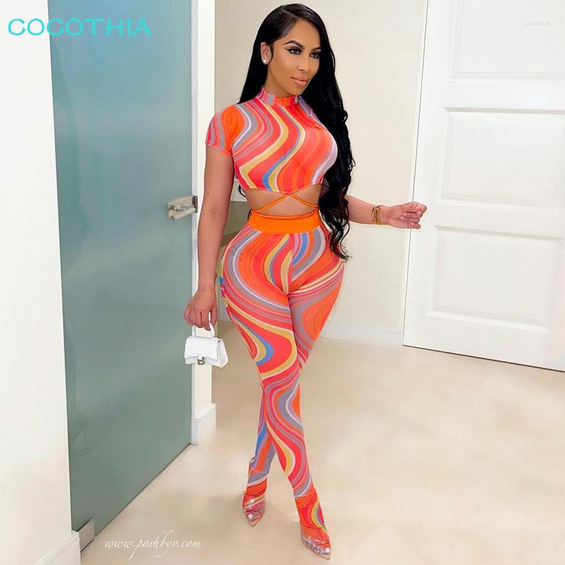 Women' Two Piece Pants COCOTHIA Tie Dye Print Short Sleeve Waist Lace Up T-Shirt Crop Top Pencil Feet Connected Women Autumn Mesh 2 Set, Red
Women' Two Piece Pants COCOTHIA Tie Dye Print Short Sleeve Waist Lace Up T-Shirt Crop Top Pencil Feet Connected Women Autumn Mesh 2 Set, Red