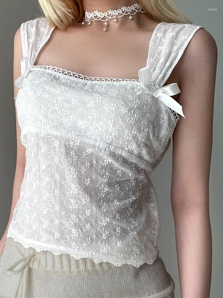 Women' Tanks WeiYao White Lace Sleeveless Tie Straps Fairycore Y2K Crop Tops Women Side Zip Up Square Collar Japanese Kawaii Camis
Women' Tanks WeiYao White Lace Sleeveless Tie Straps Fairycore Y2K Crop Tops Women Side Zip Up Square Collar Japanese Kawaii Camis