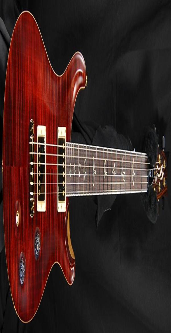 Smith 25th Anniversary ME II Fire Red Flame Maple Top Electric Guitar White MOP Birds Fingerboard Inlay Wrap Around Tailpiece Go5323695
Smith 25th Anniversary ME II Fire Red Flame Maple Top Electric Guitar White MOP Birds Fingerboard Inlay Wrap Around Tailpiece Go5323695