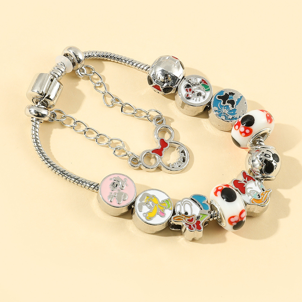 Anime mouse duck cats friends Bracelet Drip Oil Metal accesssory girls cute sweet student friend bracelet, Color #1
Anime mouse duck cats friends Bracelet Drip Oil Metal accesssory girls cute sweet student friend bracelet, Color #1