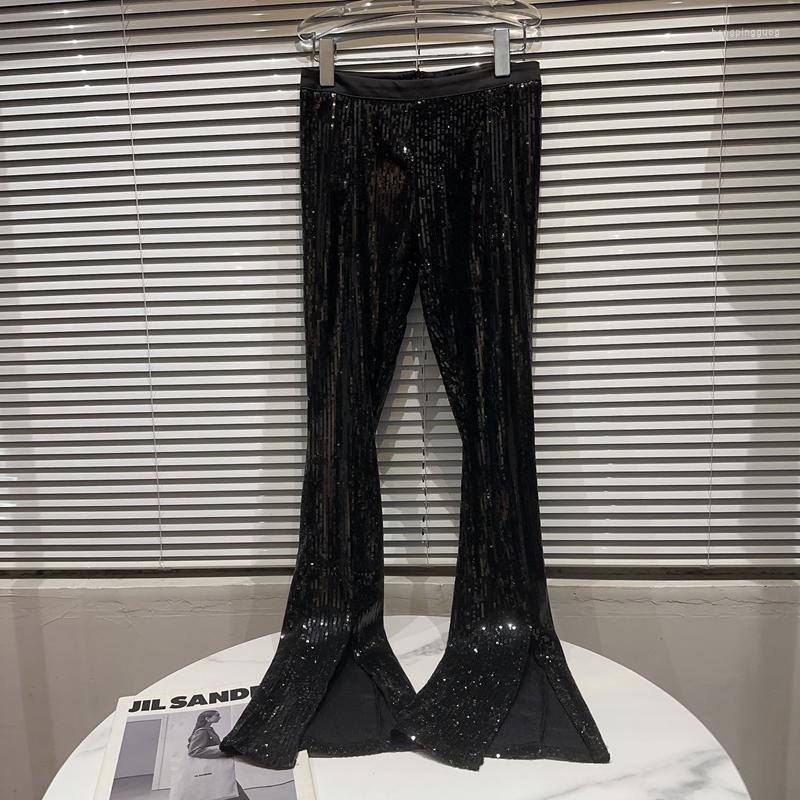 Women's Pants 2023 Nightclub Catwalk Spice Girl Covered In Glitter Micro Slit Design Leggings Female, Black
Women's Pants 2023 Nightclub Catwalk Spice Girl Covered In Glitter Micro Slit Design Leggings Female, Black
