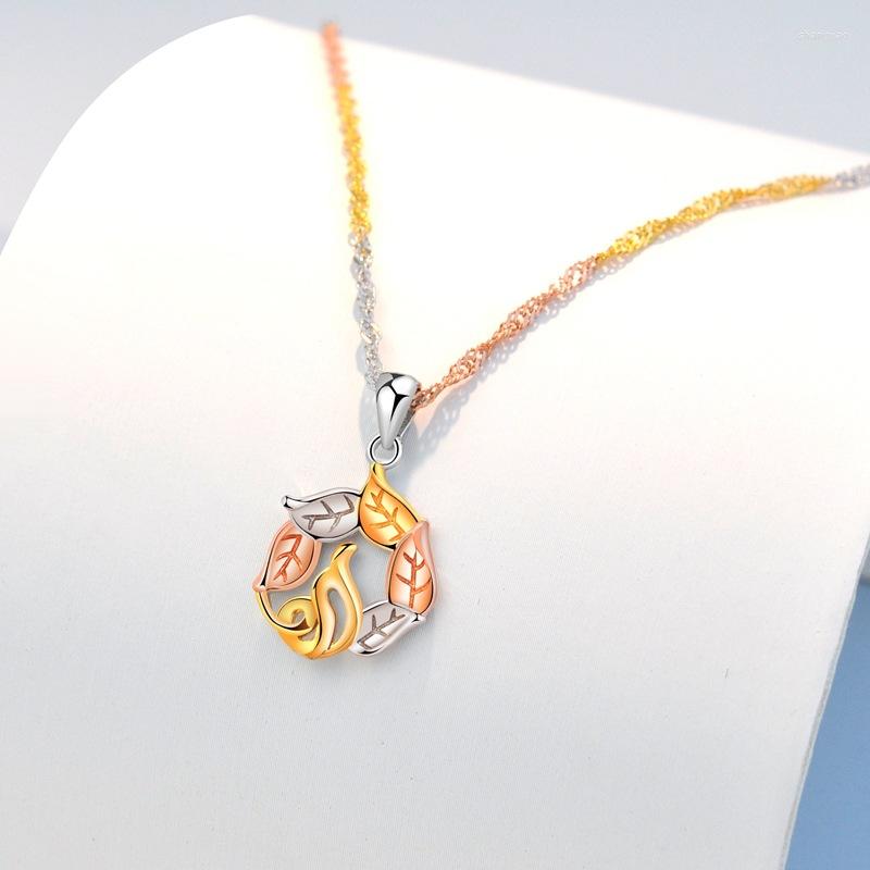 Chains Necklace Women's 925 Sterling Silver Plating Color Gold Leaf Pendant Simple And Fresh 2023 Jewelry
Chains Necklace Women's 925 Sterling Silver Plating Color Gold Leaf Pendant Simple And Fresh 2023 Jewelry