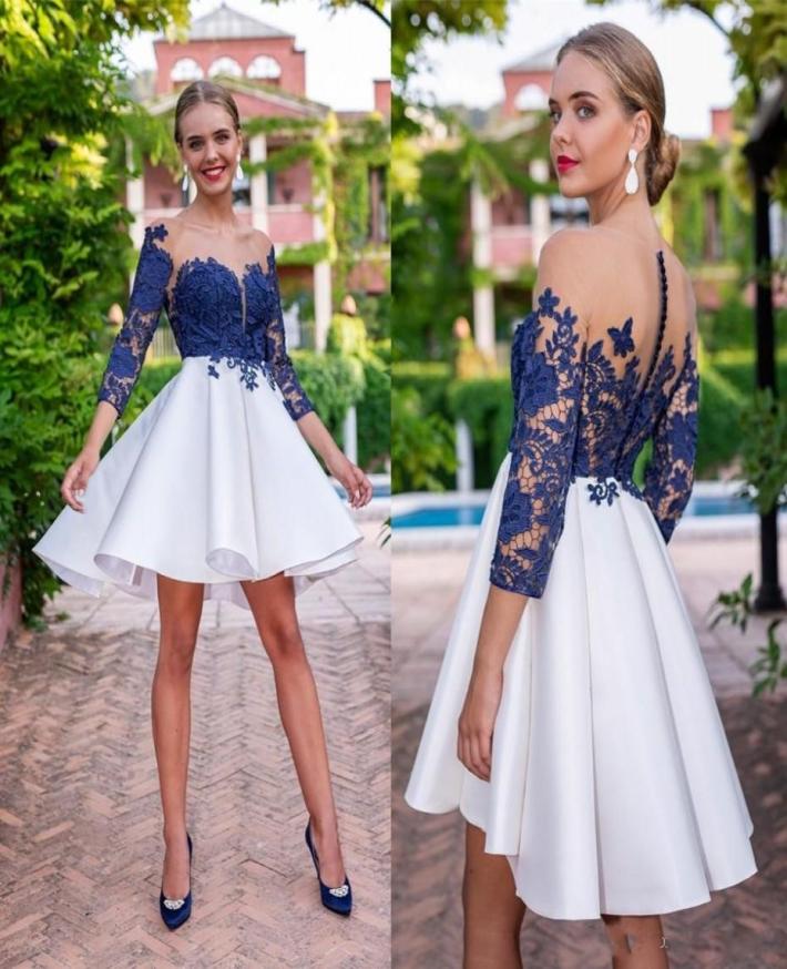New Royal Blue Cocktail Dresses Sheer Neck Appliques Lace Long Sleeve Ruffles Mini Short Homecoming Graduation Dress Formal Dress 2576095, Purple
New Royal Blue Cocktail Dresses Sheer Neck Appliques Lace Long Sleeve Ruffles Mini Short Homecoming Graduation Dress Formal Dress 2576095, Purple