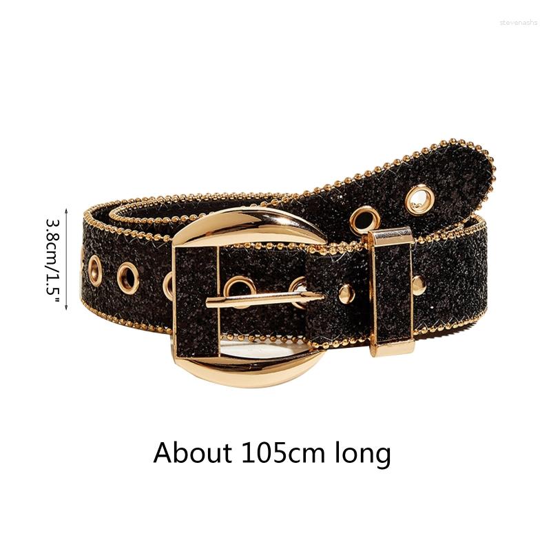 Belts M2EA Shinning Waist Belt For Rhinestone Women Men Luxury Crystal Studded Strap Jeans Formal Dres, Black
Belts M2EA Shinning Waist Belt For Rhinestone Women Men Luxury Crystal Studded Strap Jeans Formal Dres, Black