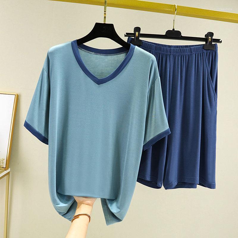 Men's Sleepwear Men's 2PCS Nightgown Top&Pants Men Pajamas Suit Nightwear Modal Large Size -6XL Homewear Pijamas Set Casual Male, Green
Men's Sleepwear Men's 2PCS Nightgown Top&Pants Men Pajamas Suit Nightwear Modal Large Size -6XL Homewear Pijamas Set Casual Male, Green