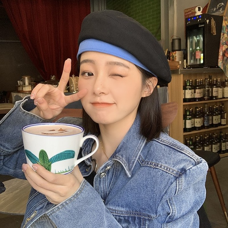 Spring and Summer Color-blocking Berets Korean Solid Color All-match High-end Temperament Painter Hat Ins Popular Women's Hats
Spring and Summer Color-blocking Berets Korean Solid Color All-match High-end Temperament Painter Hat Ins Popular Women's Hats