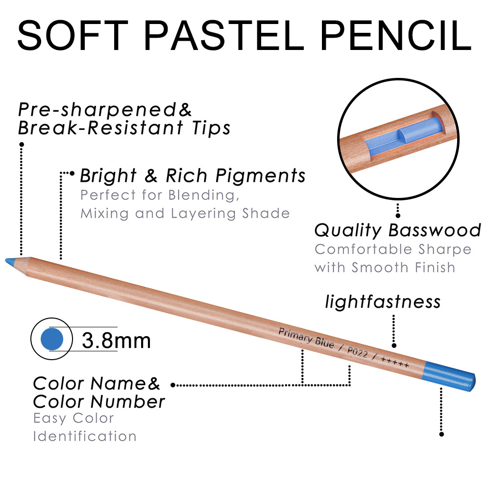 Pencils Xsyoo Premium 50pcs Soft Pastel Colored Pencil Set Wood Skin Color Drawing Sketch Kit For Artist Writing 230627
