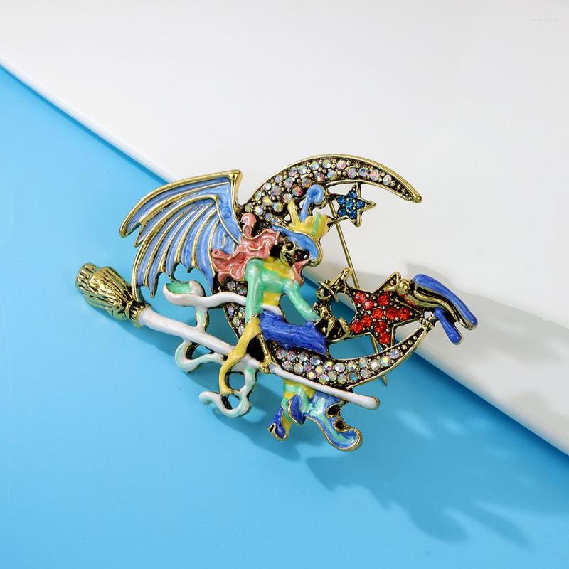 Brooches MITTO DESIGNED FASHION JEWELRIES AND ACCESSORIES SORCERESS ON MOON HIGH-GRADE VINTAGE BROOCH 
Brooches MITTO DESIGNED FASHION JEWELRIES AND ACCESSORIES SORCERESS ON MOON HIGH-GRADE VINTAGE BROOCH