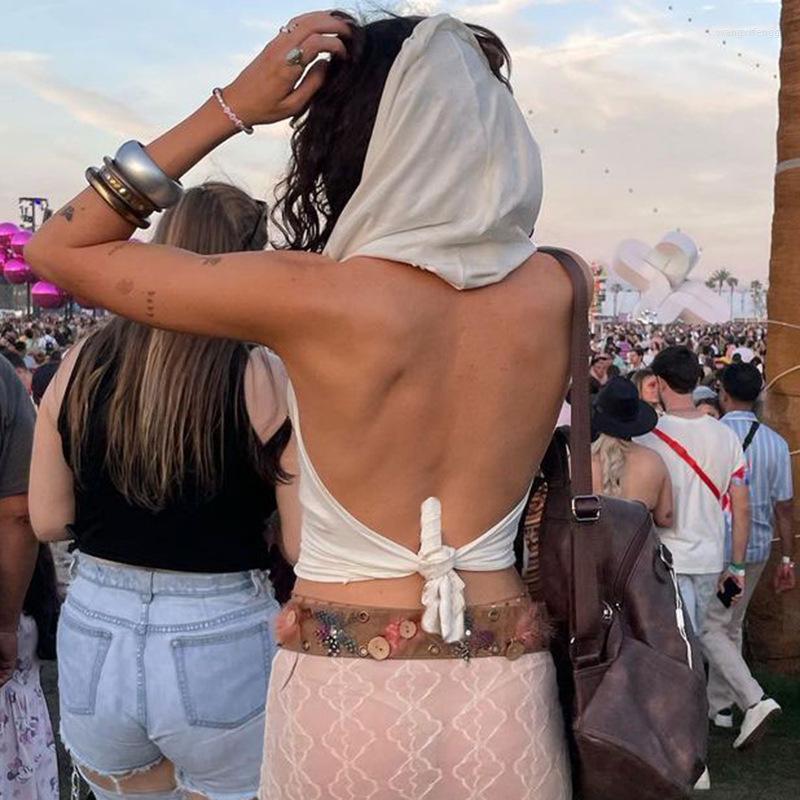 Women' Tanks Fashion Womens Cowl Neck Tank Tops Sleeveless Tie Knot Backless Hooded Crop Streetwear M L, Beige
Women' Tanks Fashion Womens Cowl Neck Tank Tops Sleeveless Tie Knot Backless Hooded Crop Streetwear M L, Beige