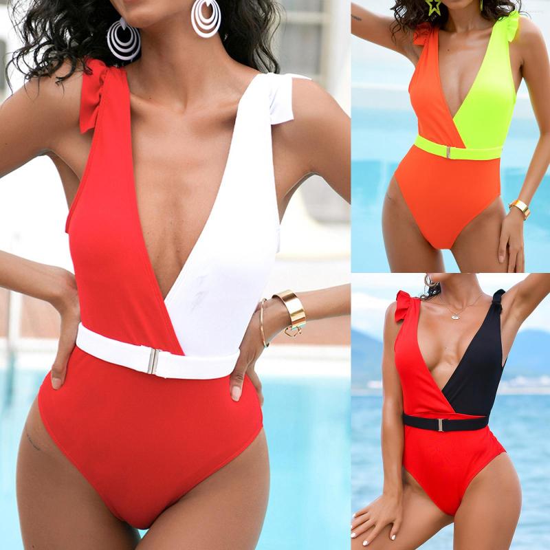 Women's Swimwear Euramerican Fund Swimsuit Joins Together A Body Color Bind Strap Outfit Sexy Show Waist One-Piece Than Bas, White
Women's Swimwear Euramerican Fund Swimsuit Joins Together A Body Color Bind Strap Outfit Sexy Show Waist One-Piece Than Bas, White