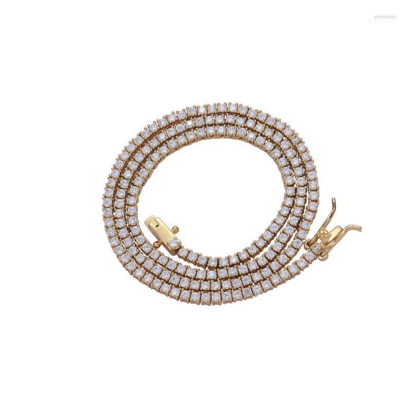 Chains 2mm Hip Hop Bling Iced Out 1 Row Square CZ Stone Tennis Link Chain Cubic Zirconia Chokers Necklaces For Men Rapper Jewelry Gord22
Chains 2mm Hip Hop Bling Iced Out 1 Row Square CZ Stone Tennis Link Chain Cubic Zirconia Chokers Necklaces For Men Rapper Jewelry Gord22