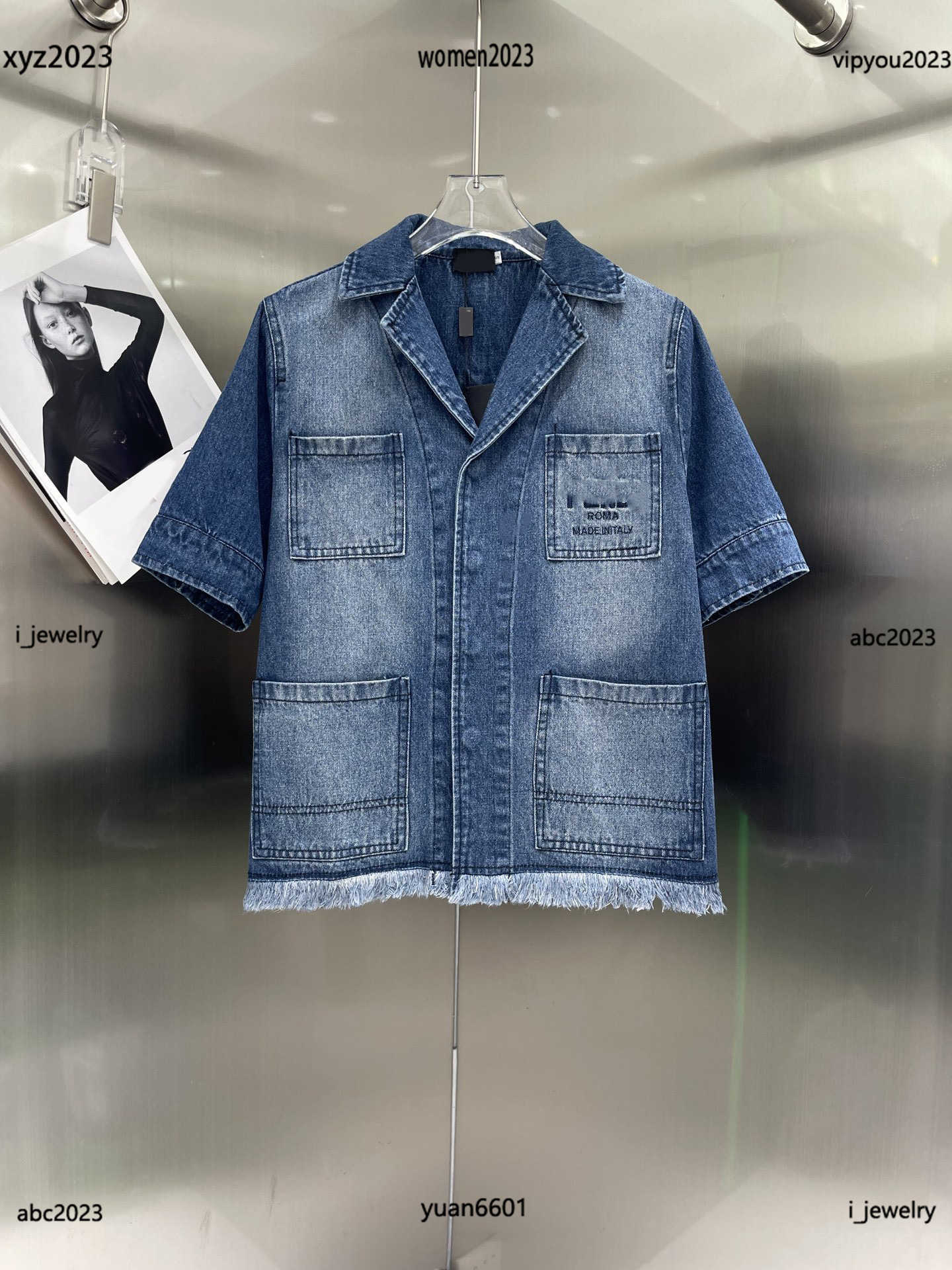 womens designer jacket Burr edge design girl Denim jacket Size -L Fashion Four Pocket Decoration coat New listing June25, #1
womens designer jacket Burr edge design girl Denim jacket Size -L Fashion Four Pocket Decoration coat New listing June25, #1